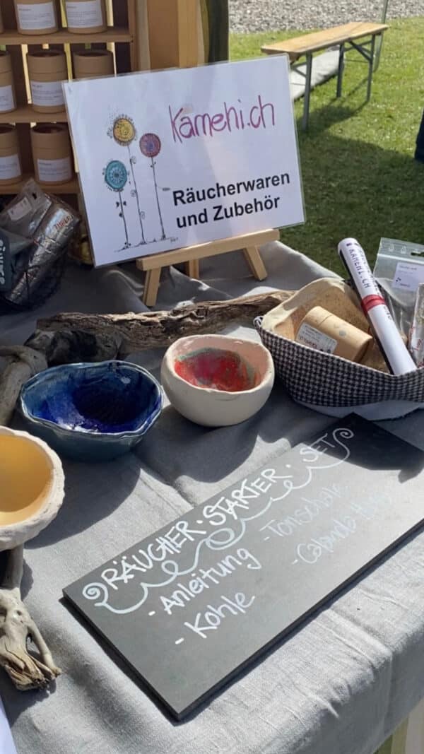 Räucher Starter Set mit Messingschale