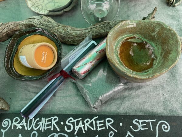 Räucher Starter Set mit Tonschale
